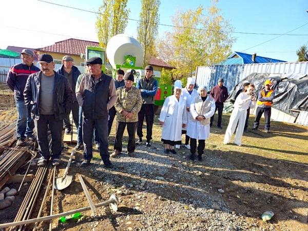 
                            В Таласском районе строится новая больница                            
                                                                                            
                        