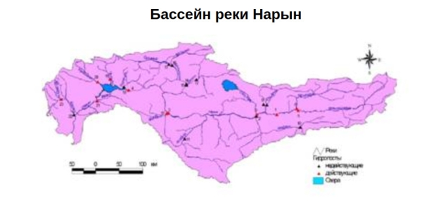 Институт водных проблем исследует в 2026 году реки Нарынского бассейна (Список гидрологических постов)